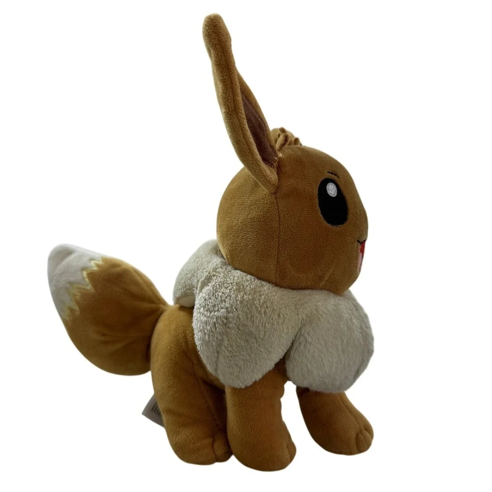Pokemon Eevee Plush 10 Inch Stuffed Animal Toy 2024 Nintendo Game Freak Brown